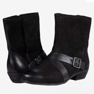 🌸SOLF WALK🌸 Rayne Black Ankle Boots Size: 11